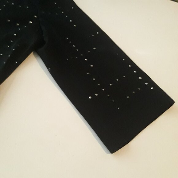 NWT Ming Wang Black Cardigan Sz S - Picture 4 of 10